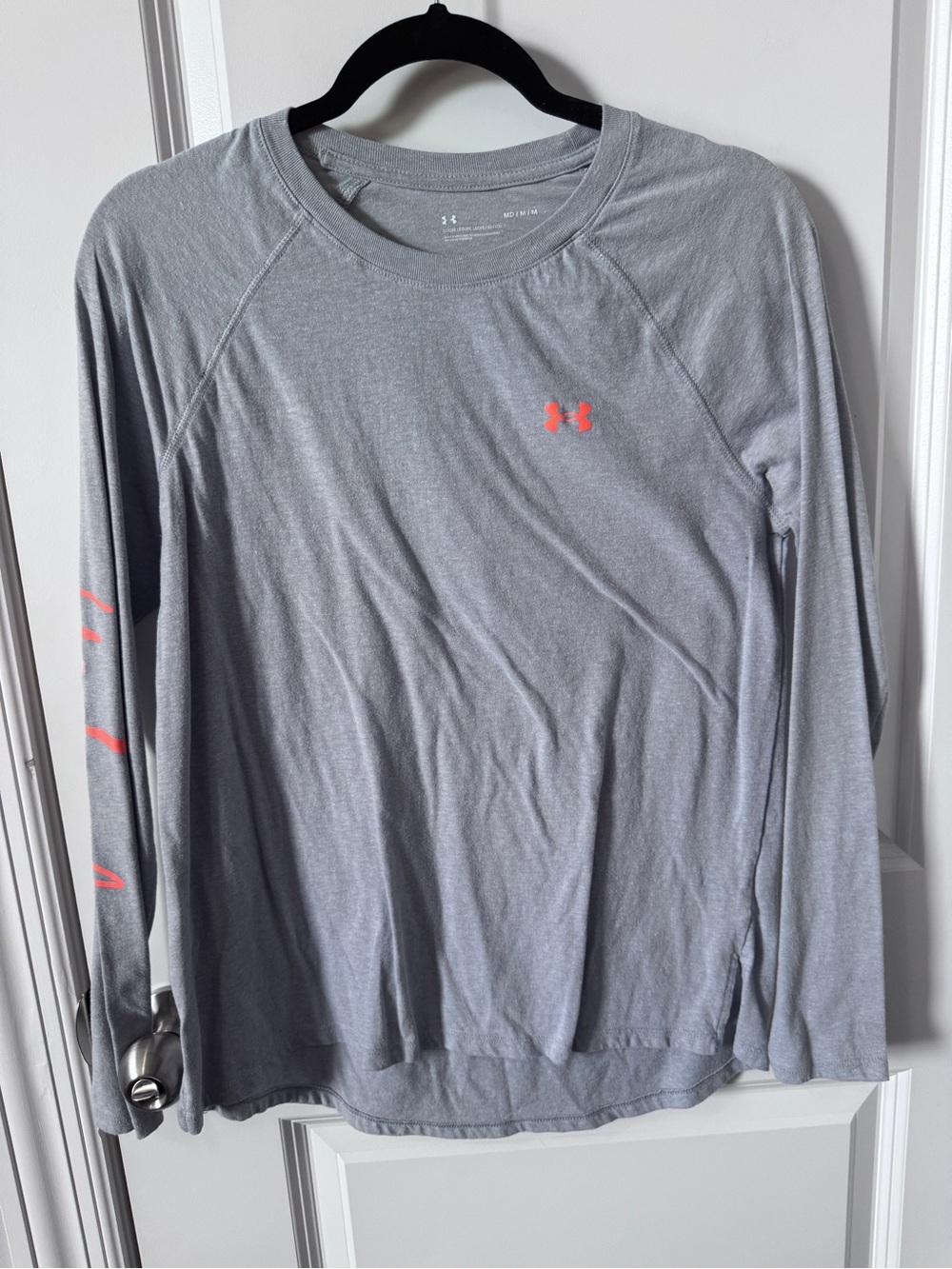 Under Armour Women’s' Long Sleeve Performance Tee - Grey-Medium